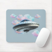 Fliegende Untertasse Mousepad (Mit Mouse)