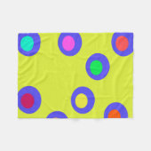 Fliegende Untertassen Fleecedecke (Vorderseite (Horizontal))