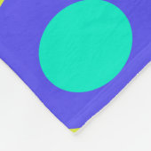 Fliegende Untertassen Fleecedecke (Ecke)