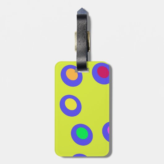 Fliegende Untertassen Gepäckanhänger (Rückseite vertikal)