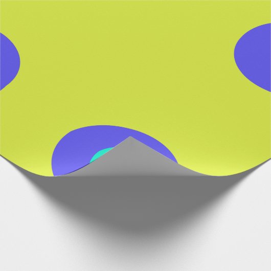 Fliegende Untertassen Geschenkpapier (Ecke)