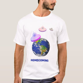 Fliegende Untertassen rund um die Welt T-Shirt
