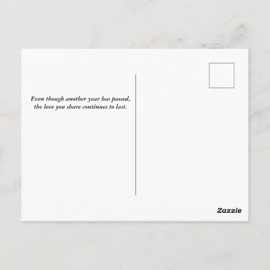 fliegende Vögel Faltkarten Postkarte (Rückseite)