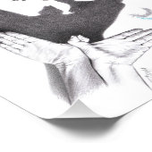 Fliegende Vögel Hand Schatten Illusion Surreale Ku Fotodruck (Ecke)