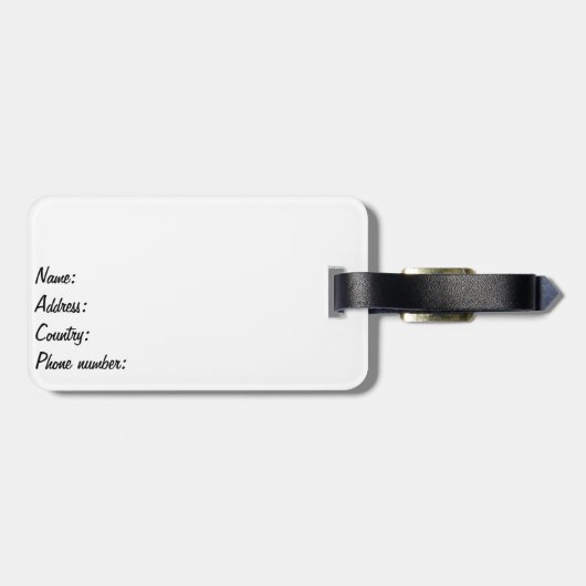 Fliegende Vögel Hand-Schatten-Illusion Surreale Ku Gepäckanhänger (Rückseite horizontal)