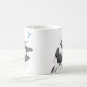 Fliegende Vögel Hand Schattentäuschung Surreales E Tasse (Mittel)