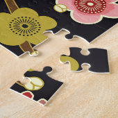 Fliegende Vögel: Krane Heron Japanisch. Puzzle (Seite)