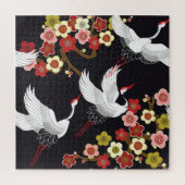 Fliegende Vögel: Krane Heron Japanisch. Puzzle (Vertikal)