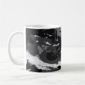 Fliegende Vögel & Küstenwellen Kaffeetasse (Links)