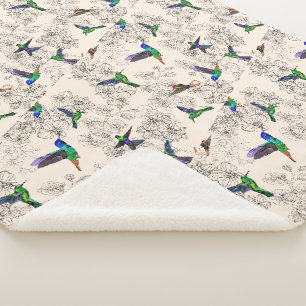 Fliegende Vögel Sherpa-Decke Sherpadecke