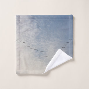 Fliegende Vögel Waschlappen