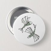 Fliegende, vom Fisch gezogene Ozeankreatur Button (Vorne & Hinten)