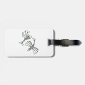 Fliegende, vom Fisch gezogene Ozeankreatur Gepäckanhänger (Rückseite horizontal)