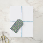 Fliegende Weihnachtsmann-Geschenk-Tags Geschenkanhänger (Mit Garn)