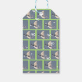 Fliegende Weihnachtsmann-Geschenk-Tags Geschenkanhänger (Vorderseite)