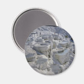 Fliegende weiße Felsen Magnet (Vorderseite/Rückseite)