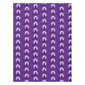 Fliegende Witze mit Vollmond-lila Tablette Tischdecke (Vorderseite)