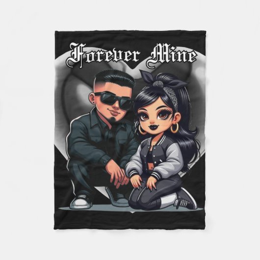 Fliegendecke Fleecedecke (Vorderseite)