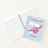 Fliegenden Schweinegrippe Notizblock (Innenseite)