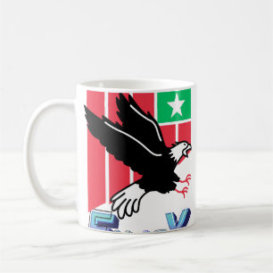 Fliegender Adler, US-Flagge, Symbolik, Patriotismu Kaffeetasse