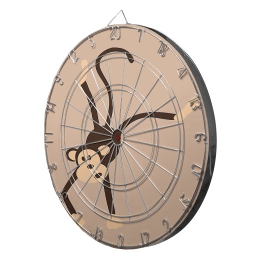 Fliegender Affe Dartscheibe (Vorderseite rechts)