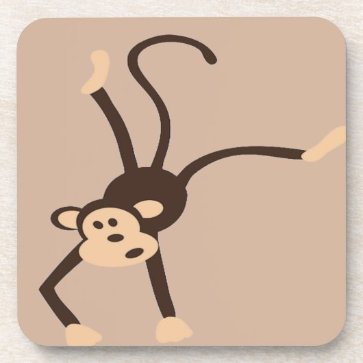 Fliegender Affe Getränkeuntersetzer (Vorderseite)