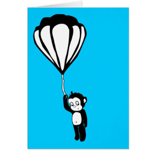 fliegender Affe: Heißluftballon