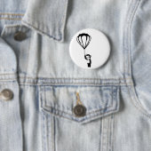 fliegender Affe: Heißluftballon Button (Beispiel)