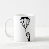 fliegender Affe: Heißluftballon Kaffeetasse (Links)