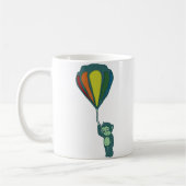 fliegender Affe: Heißluftballon Kaffeetasse (Links)