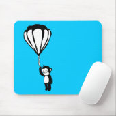 fliegender Affe: Heißluftballon Mousepad (Mit Mouse)