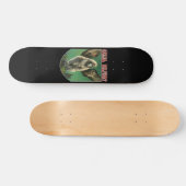 Fliegender Affe mit grenadenem Skate Skateboard (Horizontal)