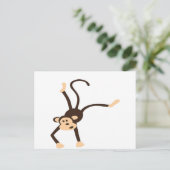 Fliegender Affe Postkarte (Stehend Vorderseite)