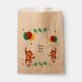 Fliegender Affenballon Geschenktütchen (Vorderseite)