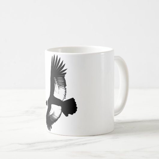 Fliegender Andenkondor Kaffeetasse (VorderseiteRechts)