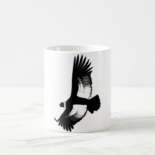 Fliegender Andenkondor Kaffeetasse (Mittel)