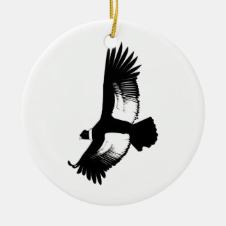 Fliegender Andenkondor Keramik Ornament