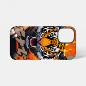 Fliegender Anime-Tiger  iPhone Hülle (Rückseite (Horizontal))