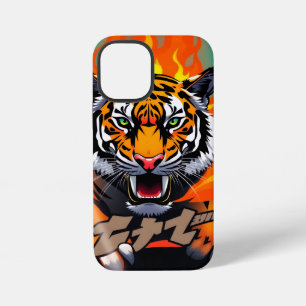 Fliegender Anime-Tiger iPhone 12 Mini Hülle