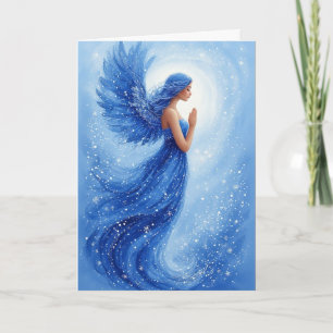 Fliegender blauer Engel  Karte