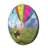 Fliegender Cartoon-Ballon Dartscheibe (Vorderseite rechts)
