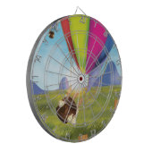Fliegender Cartoon-Ballon Dartscheibe (Vorderseite Links)