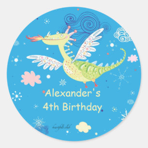 Fliegender Drache Aufkleber
