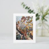 Fliegender Drache Postkarte (Stehend Vorderseite)