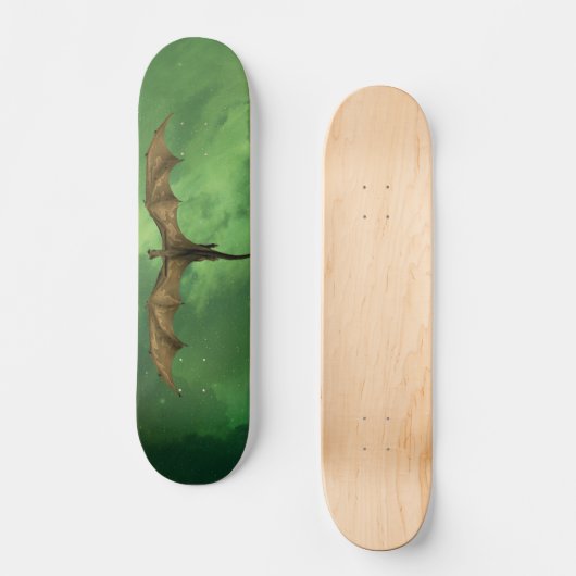 Fliegender Drachennebel Skateboard (Vorderseite)