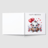 Fliegender Elefant Geburtstag Gästebuch (Voll)