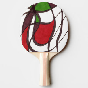 "Fliegender Fisch" Abstrakt Ping Pong Paddle Tischtennis Schläger