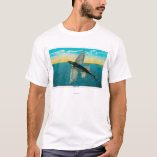Fliegender Fisch in Catalina-Insel T-Shirt