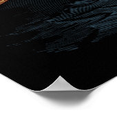 Fliegender Fisch Poster (Ecke)