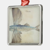 Fliegender Fisch Silbernes Ornament (Links)